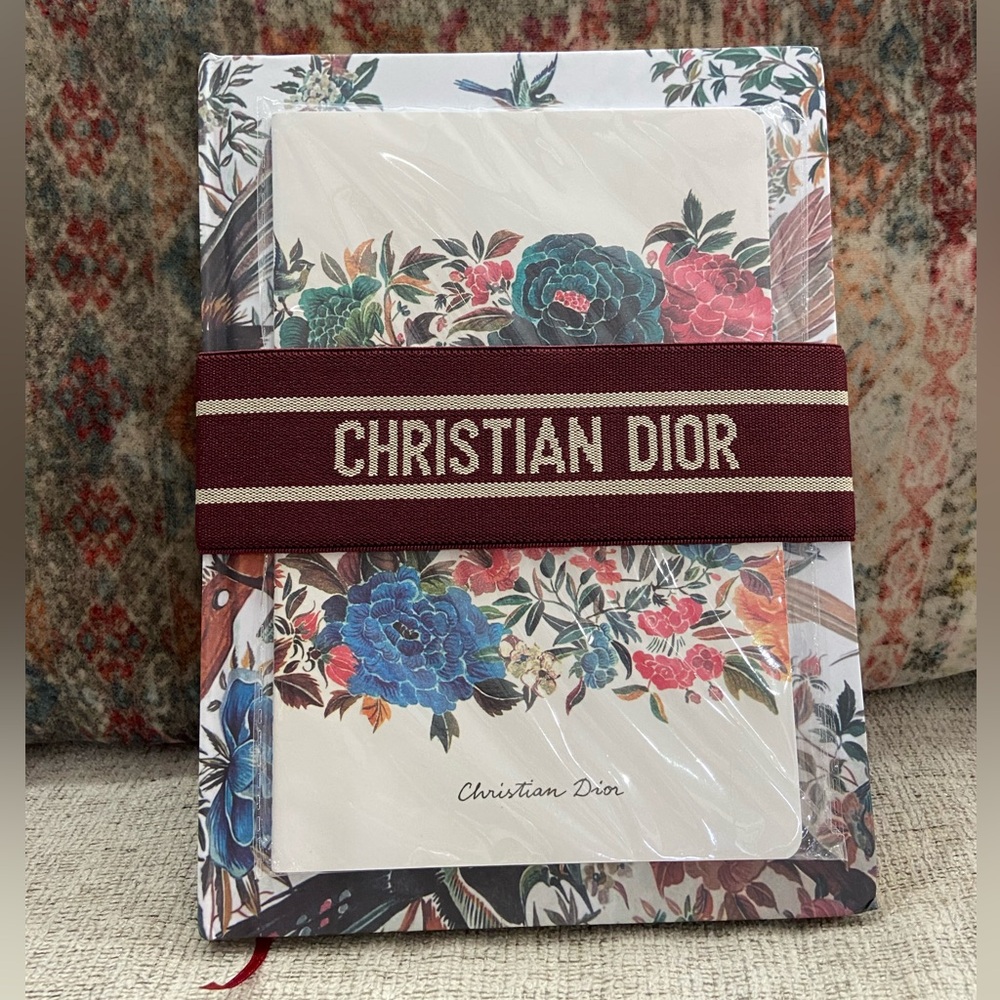 Christian Dior Floral Notebook 2Pc Set